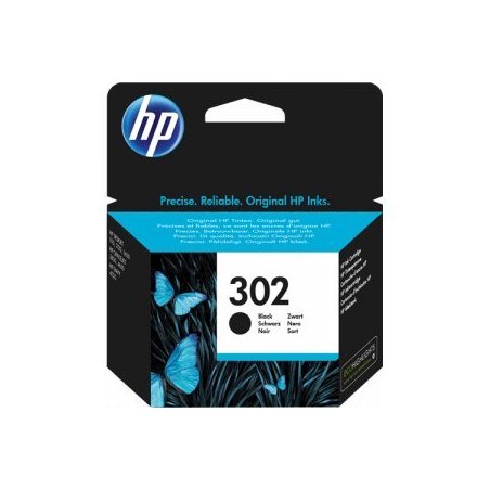 Cartuccia originale HP F6U66AE (302) nero 190 pagine