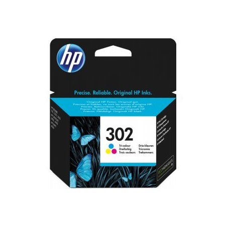 Cartuccia originale HP F6U65AE (302) 3 colori 165 pagine