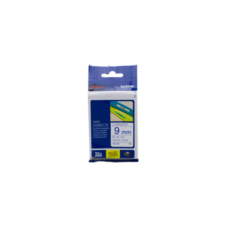 Nastri originale BROTHER TZE-223 blu su bianco 8 METRI