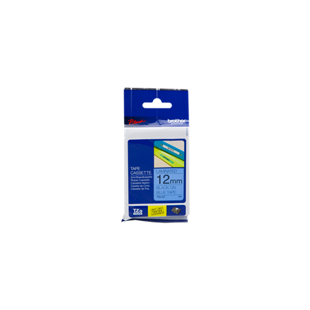 Nastri originale BROTHER TZE-531 nero su blu 8 METRI