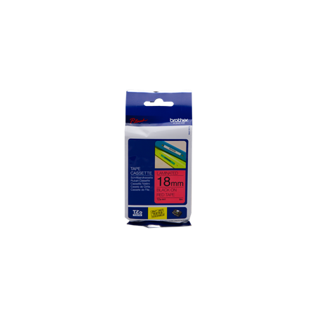Nastri originale BROTHER TZE-441 nero su rosso 8 METRI