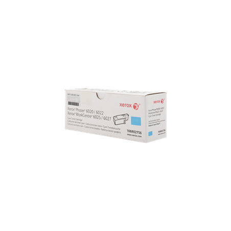 Toner originale XEROX 106R02756 ciano 1000 pagine