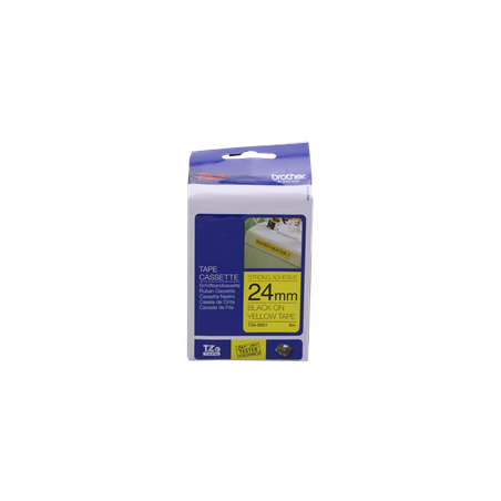 Nastri originale BROTHER TZE-S651 nero su giallo 8 METRI