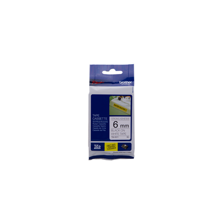 Nastri originale BROTHER TZE-S211 nero su bianco extra strong 8 METRI