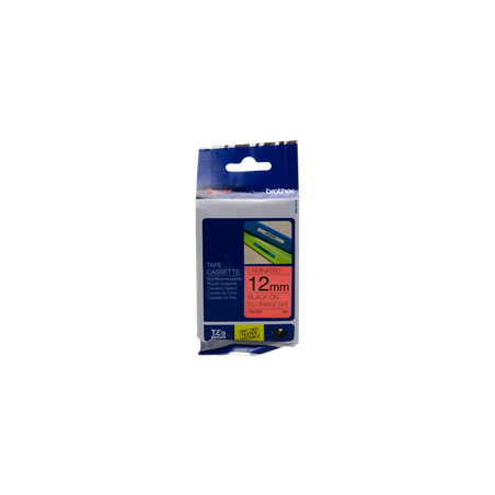 Nastri originale BROTHER TZE-B31 nero su arancione 8 METRI