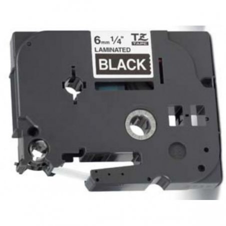 Nastri bianco su nero compatibile con Brother TZE-315 