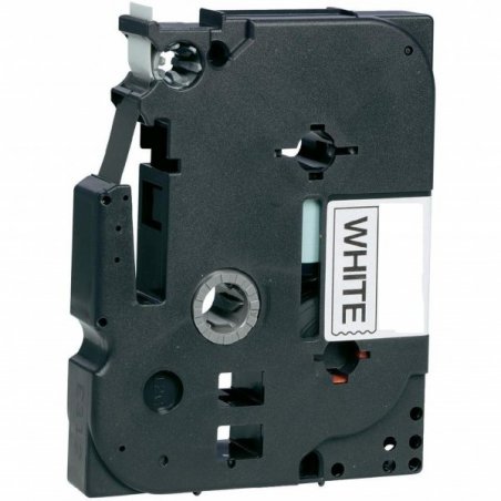 Nastri nero su bianco compatibile con Brother TZE-211