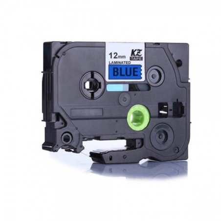 Nastri nero su blu compatibile con Brother TZE-531