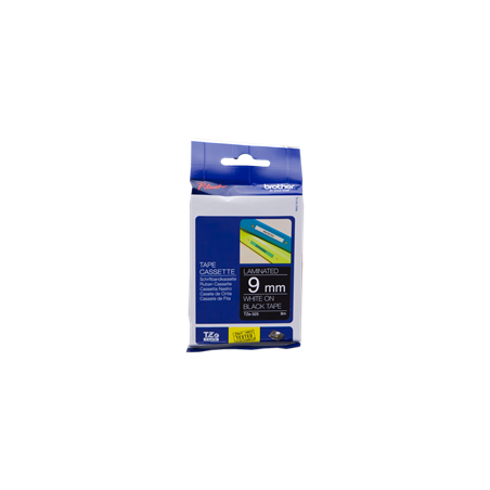 Nastri originale BROTHER TZE-325 bianco su nero 8 METRI