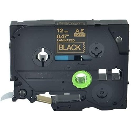 Nastri oro su nero compatibile con Brother TZE-334 