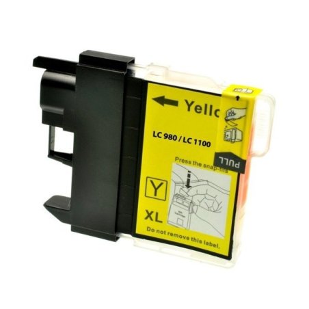 Cartuccia giallo compatibile con Brother LC-1100Y